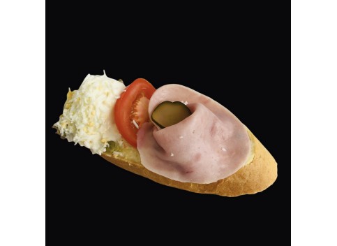Chlebíček vajíčkový na salátě